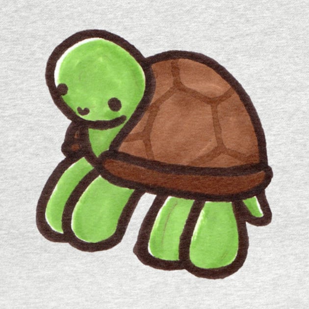 turtle friend c: by TheRainbowMaiden